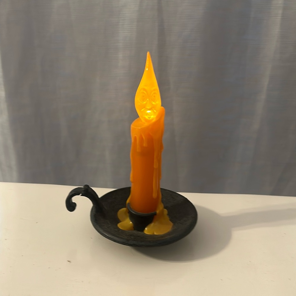 Hallmark Flickering Candle anthropomorphic Ghost Haunted Tested Works